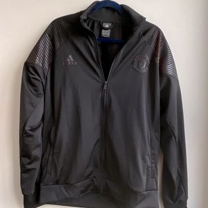 Adidas Manchester United Jacket w Ribbed Shoulder